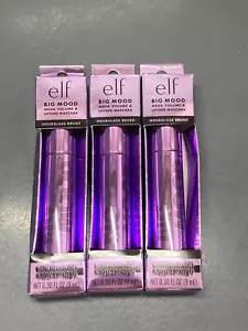 6x E.L.F. Big Mood Mascara Black Full Size 9ml/0.3oz Each - Picture 1 of 1