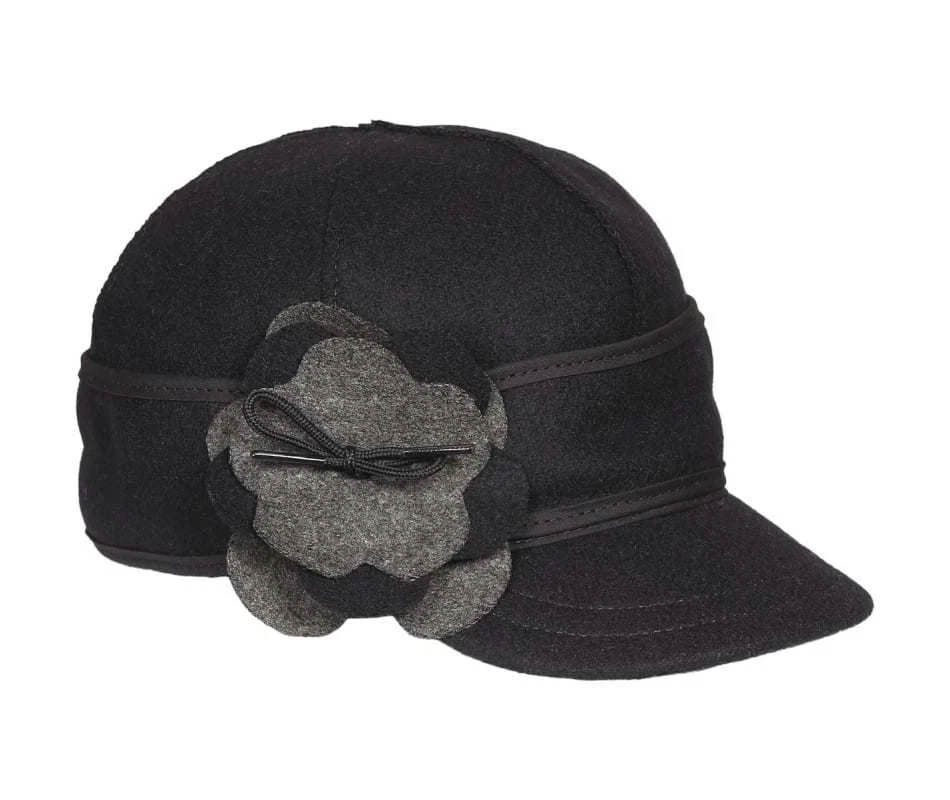 Stormy Kromer 50360 The Petal Pusher Cap negro/carbón 7 1/8 Foto 1 de 1