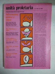 1981 12 Einheiten Proletaria Dezember 1981 Nr.3/4 Jahr VII Ferraris Revelli Dina - Bild 1 von 2