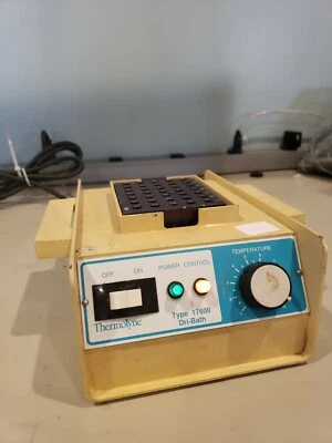 Dri-Bath Barnstead Thermolyne tipo 17600 con bloque de 6 mm |Probado en buen estado Foto 1 de 4
