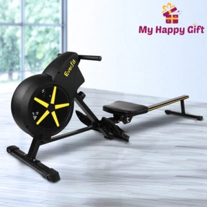 Everfit Rowing Machine Rower Air Resistance Fitness Exercise Home Gym Cardio - Picture 1 of 8