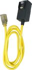 Yellow Jacket 2879 120V/15A Right Angle /6’ Cord Set with Lighted Receptacle ...