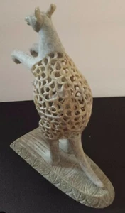 Hand Carved Kangaroo Baby In Belly & Baby in (3 layers) Great Shop Stone Art - Bild 1 von 12