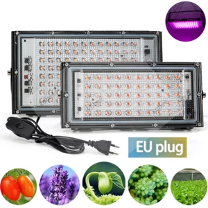 LED Grow Light 220V 100W 50W LED Full Spectrum Phyto Lamp For Plant Hydroponics - Picture 1 of 14