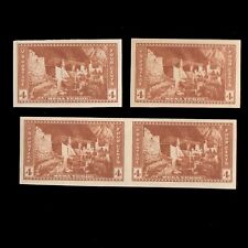 GoodChoice: US 1935 Sc 759 x4 Farley 4¢ Mesa Verdes NP MINT NGAI Imperf