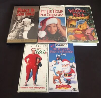 Christmas VHS Lot Of 5 Fully Tested Children’s Family Classics - Image 1 of 4