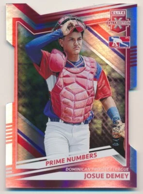 JOSUE DEMEY #178 2022 Elite Extra Edition PRIME NUMBERS 49/183 RC DOMINICAN PL - Image 1 of 2