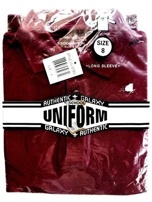 Camisas Polo Manga Larga Uniforme de Trabajo Escolar Harvic Talla Niños 4 a Hombres 2XL Foto 1 de 4