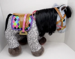 Build A Bear Horses & Hearts Gray Appaloosa Plush Horse - Picture 1 of 7