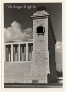 Architekt Albert Speer: Zeppelinfeld Nürnberg Tribünenbau (Vintage RPPC) - Imagen 1 de 1