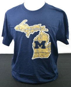 T-shirt Wolverines University of Michigan - Blu - L (UMI-32) - Foto 1 di 5