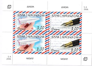 Bosnia Hercegovina - 2008 - Carta escrita - Hoja - MNH - Imagen 1 de 1