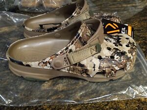 NEW Mens Crocs Classic All-Terrain Veil Whitetail Clogs, size 12           shoes