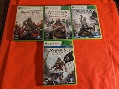 Assassin's Creed Game Lot (4 Games)(CIB)(Xbox 360) - Image 1 of 4