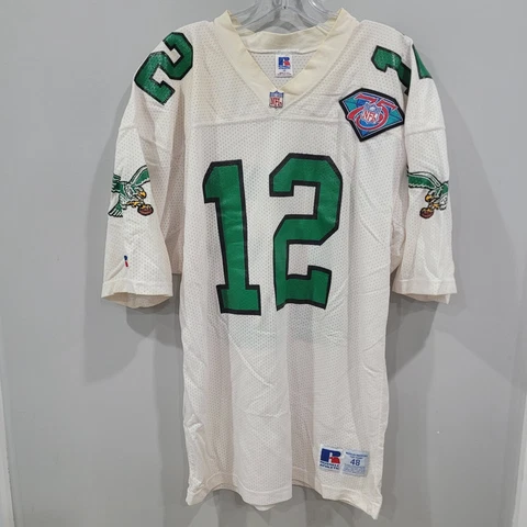 Vintage 1994 Russell NFL Philadelphia Eagles Randall Cunningham 12 Jersey 48 XL Cover