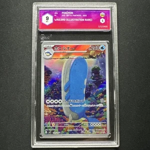 Pokemon Card Japanese Battle Partners Sv9 Wailord AR 103/100 GRAAD 9 MT - Imagen 1 de 2