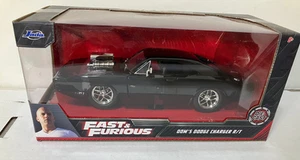Fast & Furious Dom's Dodge Charger R/T Black Diecast Jada 1:24 scale - Picture 1 of 7