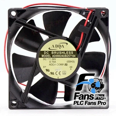 1PCS Brand New ADDA AD08024UB257104 AD0824UB-A71GL DC24V 0.16A Cooling Fan - Image 1 of 3