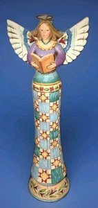 Jim Shore Heartwood Creek CELEBRATE WITH JOY Angel Hymnbook 10 1/2" - Picture 1 of 7
