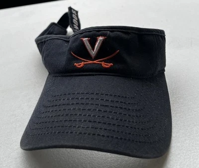 Virginia Cavaliers NCAA Visor Hat cap Strapback Classic Logo WAHOOS UVA - Image 1 of 3