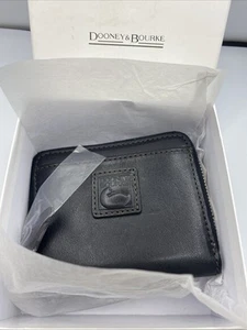 Cartera Dooney & Bourke Florentina Pequeña con Cremallera Alrededor - Negra, Estado Impecable - Imagen 1 de 9