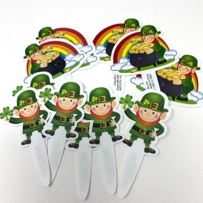 Leprechaun St Patricks Day Cupcake Picks - Juego de 24 Foto 1 de 4