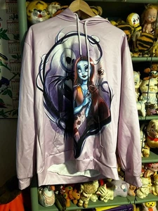 Hoodie Nightmare Before Christmas Pullover Tasche Rosa XL Halloween Damen - Bild 1 von 3