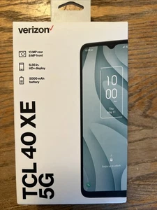VERIZON TCL 40 6.5" Display T609SPP 64GB Black Smartphone (for Verizon Only) NEW - Picture 1 of 3