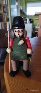 Seiffener Räuchermännchen Nachtwächter Erzgebirge Holz Handarbeit - Bild 1 von 2