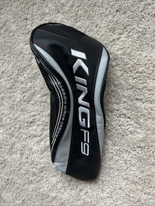 Cubierta de cabeza de conductor Cobra King F9 Speedback - negra/gris con costuras rojas - Imagen 1 de 7