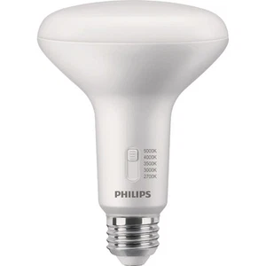 Philips 65W Equivalent 5CCT BR30 Medium Dimmable LED Floodlight Light Bulb - Picture 1 of 4