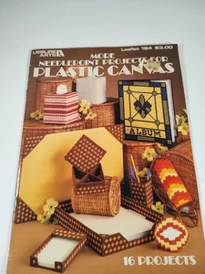 Leisure Arts 184 More Needlepoint Projects for Plastic Canvas 1980 16 Patterns - Picture 1 of 7