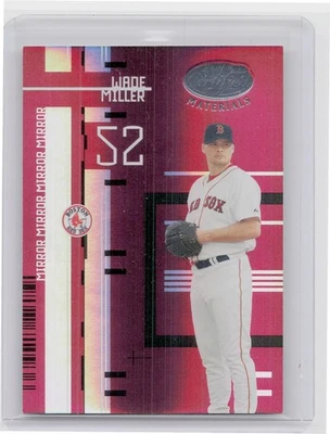 2005 Leaf Certified Materials Wade Miller Mirror Red SN100 #89 Sox - Image 1 of 2