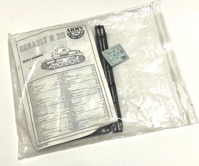 HELLER Humbrol 雷诺 R 35 军用坦克模型套件 81133 1.35 比例零件 — 第 1/4 张图片