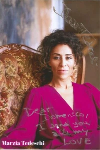 Marzia Tedeschi Autograph 3x5 Photo -- personalized! - Picture 1 of 1