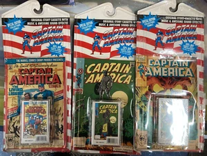 Captain America 3 Comic/Cassette Lot Haunt Skull House Strange Death Living Leg - Picture 1 of 1