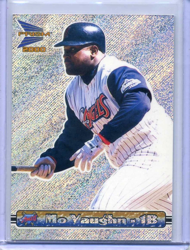 MO VAUGHN 2000 Pacific Prism RAPTO PLATA - 1 DE 916 HECHO - ÁNGELES Foto 1 de 1