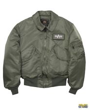 Made in USA CWU 45P Alpha Industries Army Pilot Flight Wojskowy Bomberka AF Kurtka