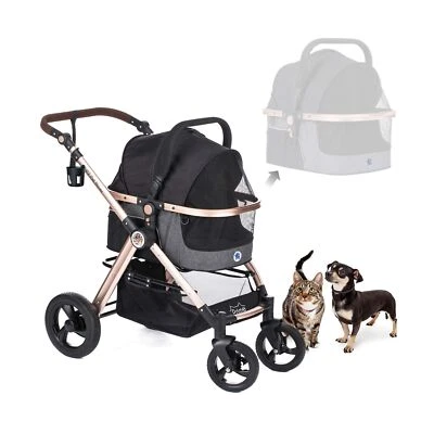 HPZ Pet Rover Prime 3-in-1 Luxury Dog/Cat Stroller (Travel Carrier + Car Seat... - Image 1 of 4