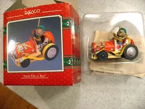 Enesco Schatzkammer der Ornamente Nordpol oder Büste Weihnachtsschmuck Mäuse im Auto - Bild 1 von 5