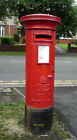 Photo 12x8 George VI postbox on Casterton Avenue Brierfield Postbox No. BB c2016