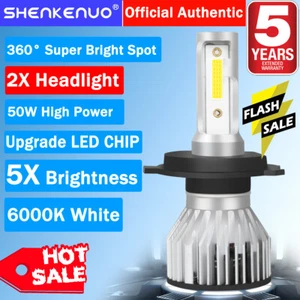 Bombilla de faro LED blanca para Toyota Prius 2001-2003 H4 9003 luz locomotora alta 36W F7 - Imagen 1 de 18