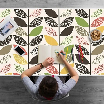 Tischunterlage Schreibtischunterlage für Zuhause Farbenfrohes Design 120x60 - Bild 1 von 4