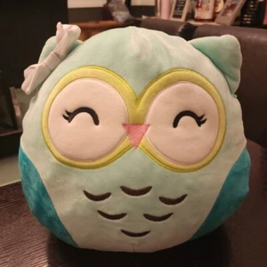 Squishmallow 12"" EFUA the Teal Owl Giocattolo di peluche ufficiale Kellytoy ultrasoft - Foto 1 di 4