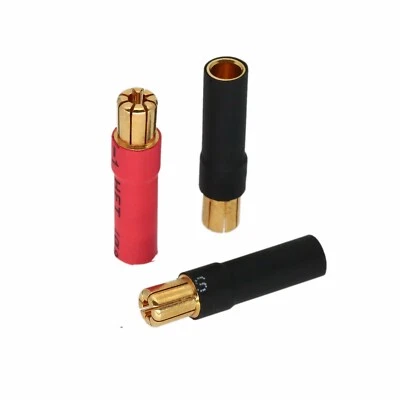 No wires ESC HV 6.5mm male to 5mm female bullets Car boat Brushless Motors lipo - Image 1 of 4