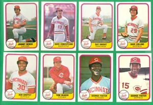 1981 FLEER CINCINNATI REDS TEAM SET NM/MT  CONCEPCION  FOSTER x 2  SEAVER  BENCH - Picture 1 of 3