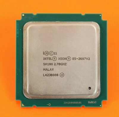 Intel Xeon E5-2697 V2 2.7GHz 12 Core 30M LGA2011 130W SR19H CPU Processor - Image 1 of 2