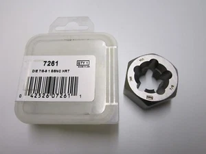 NUEVO Hanson 7261 7/8-9 Matriz de roscado 1-5/8" NC HRT - Imagen 1 de 1
