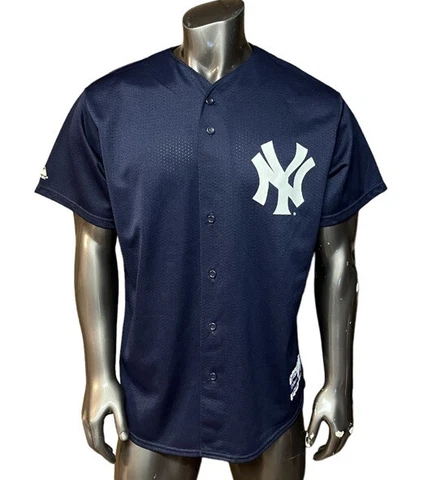 VTG Majestic Jason Giambi Vintage New York Yankees Blue MLB Jersey XL Vintage Cover