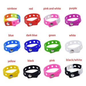 Shoe Charm Bracelet Multi Color PVC 8.25" Inches 21cm For Kids Adults Gift - Picture 1 of 2